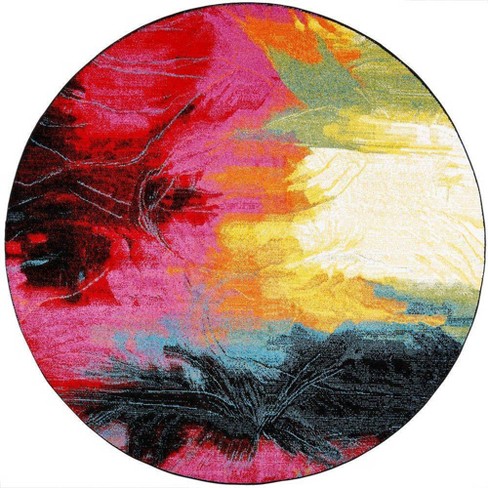 Home Dynamix Splash Adja Contemporary Abstract Swirl Area Rug : Target