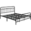 Yaheetech Metal Platform Bed Frame with Vintage Headboard and Footboard - 2 of 4
