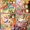 Unique Bargains Christmas Decor for Windows and Home Christmas Window Clings Party Supplies Multicolor 9Pcs - 3 of 4