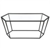 Streamlined Black and Bronze Metal Console Table - Henn&Hart - 4 of 4