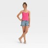 Girls' Mid-Rise Shortie Denim Shorts - art class™ - 3 of 3