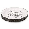 20ct 9.8" 'Happy Birthday' Dinner Plates Black/White - 2 of 3