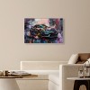 Art Remedy Porsche's Vibrant Lux Car Paintings Framed - 2 of 4