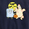 Boys' - SpongeBob SquarePants - Patrick Trick Or Treating Graphic Long Sleeve Fleece Sweatshirt - 2 of 4