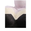 Allegra K Women's Comfortable Soft Stretchy Full Coverage Non-Wired Bra 3 Pcs - 3 of 4