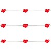 Northlight 20-Count Valentine's Day Heart and Arrow LED Fairy Lights, 6.25ft, Copper Wire - 4 of 4