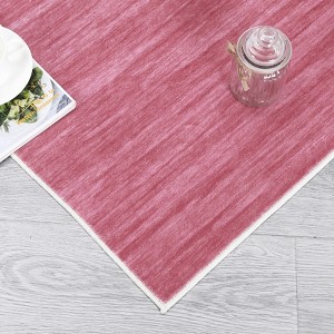 Gradient Color Contemporary Area Rug - Machine Washable Modern Ombre Carpet, Non-Slip Non-Shedding Throw Rug for Living Room Bedroom Laundry - 1 of 4