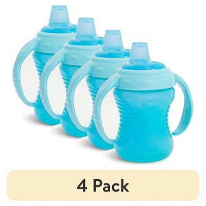 LunaLulinlk (4 pack) Infant Trainer Sippy Cup, 8 oz, Blue, Unisex - 1 of 4