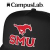 Official Southern Methodist University Primary Logo Foam Snapback Trucker Hat - for Men and Women Black, Black, One Size - 4 of 4
