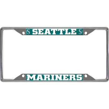 MLB Seattle Mariners Stainless Steel License Plate Frame