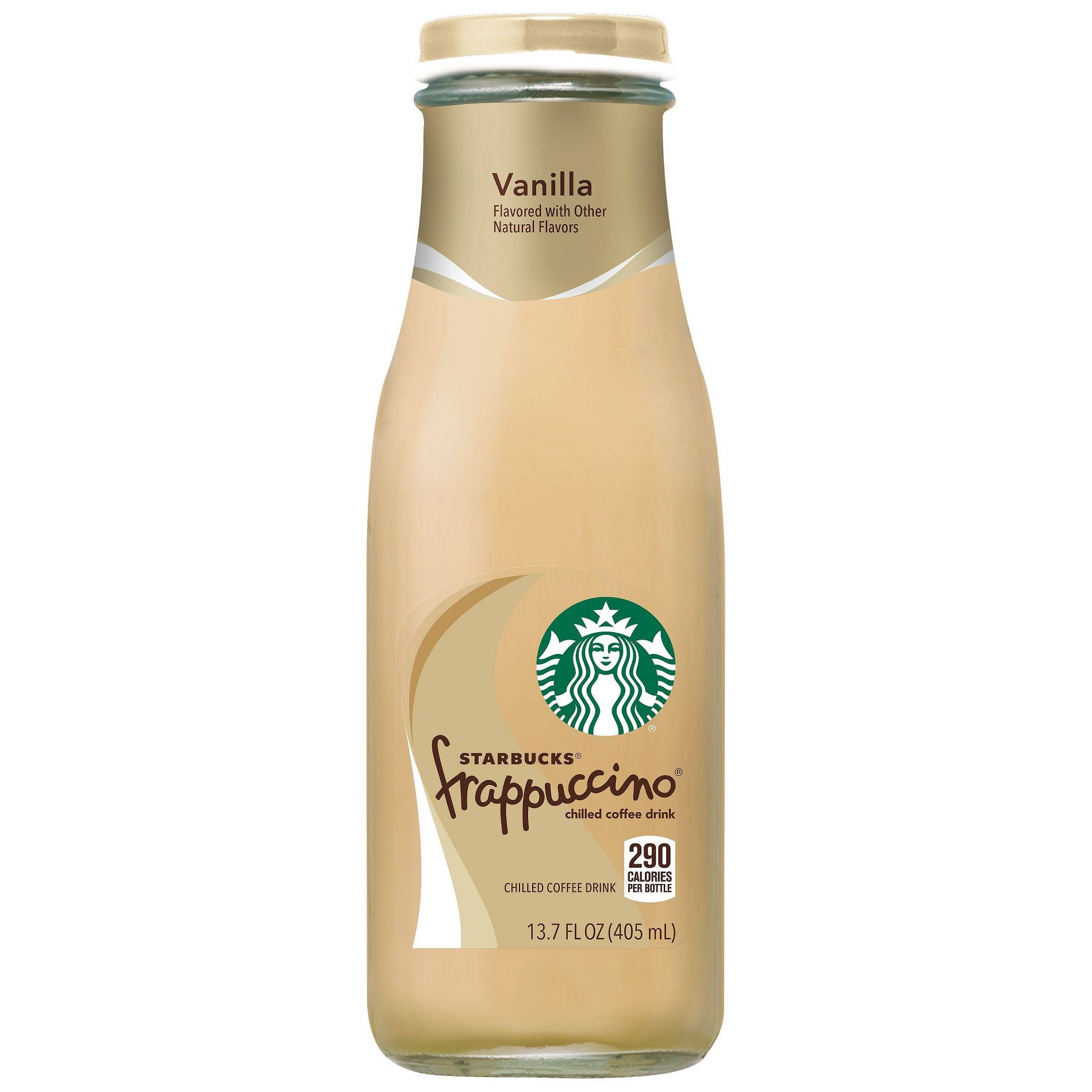 Starbucks Frappuccino Vanilla Chilled Coffee Drink - 13.7 fl oz Glass Bottle