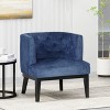 GDFStudio Evans Contemporary Fabric Tufted Accent Chair - 2 of 4