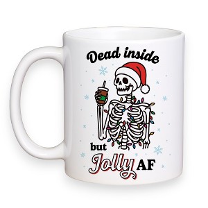 Personalization Mall Jolly AF Christmas 11 oz. Coffee Mug - 1 of 4
