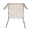 International Concepts Solid Wood Top Table - 4 of 4