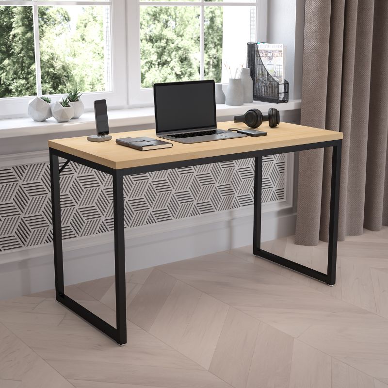 Flash Furniture Tiverton Industrial Modern Desk - Commercial Grade Office Computer Desk and Home Office Desk - 47" Long, 3 of 11