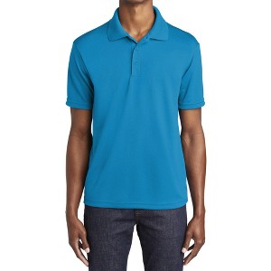 Mafoose Men's Short Sleeve PosiCharge Ultra-Fine Flat Back RacerMesh Polo Shirt - 1 of 4