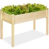 Tangkula Vegetable Flower Planter Wooden Garden - 2 of 4