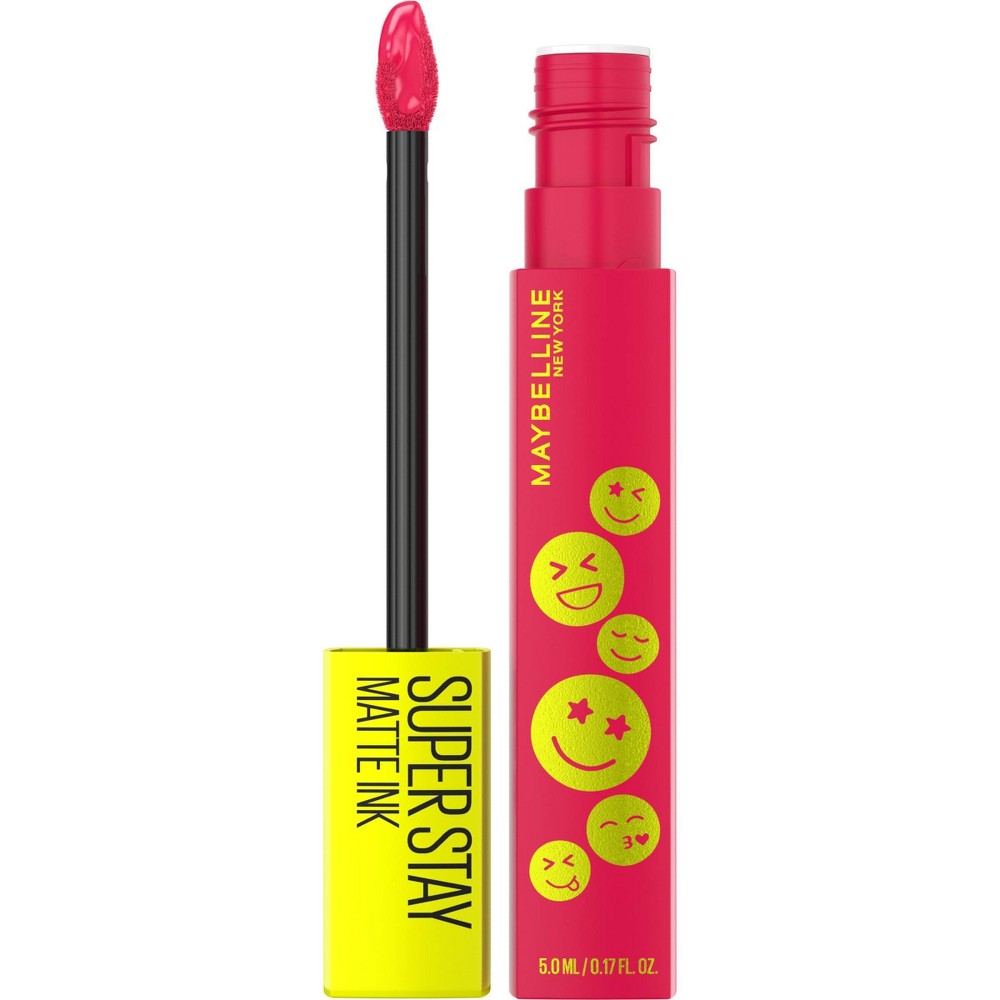Photos - Lipstick & Lip Gloss Maybelline Super Stay Matte Ink Moodmakers Collection Liquid Lipstick - 450 Motivator - 0.17 fl oz 