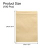 Unique Bargains Sealable Resealable Packaging Zipper Bags Foil Food Storage Pouches 100 Pcs - 2 of 4