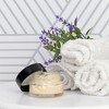 Cornucopia Brands 15ml Clear Glass Balm Jars 12pk; 1/2 oz Cosmetic Jars w/ Lined Black Plastic Lids - 2 of 4