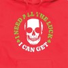 Men's - Instant Message - Need All The Luck I Can Get Graphic Fleece Pullover Hoodie - 2 of 4