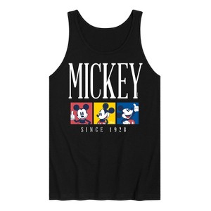 Men's - Disney - Mickey Color Blocks Graphic Tank Top - 1 of 3