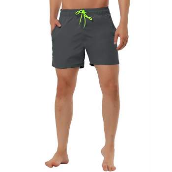 TATT 21 Men's Summer Casual Drawstring Waist Mesh Lining Swimwear Shorts