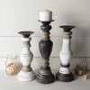 VIP Wood 15 in. Multicolor Candle Holders Set of 3 - 2 of 3