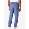 KingSize Men's Big & Tall Lightweight Jersey Open Bottom Sweatpants - 3 of 4