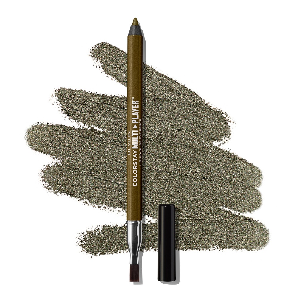 Photos - Eye / Eyebrow Pencil Revlon ColorStay Waterproof Multiplayer Liquid-Glide Eye Pencil With Blend 