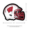 Evergreen Ultra-Thin Edgelight LED Wall Decor, Helmet, University of Wisconsin-Madison- 19.5 x 15 Inches Made In USA - 2 of 4
