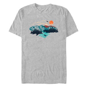 Men's Lost Gods Idyllic Outdoor Scene T-Shirt - 1 of 4