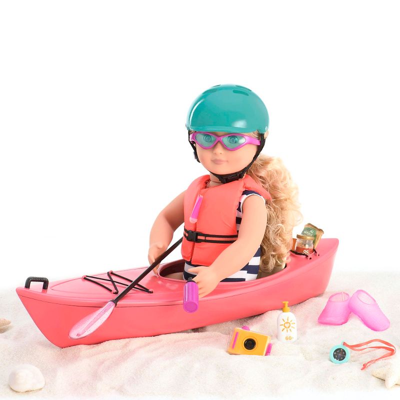 Our Generation Kayak Adventure Sports Accessory Set for 18&#34; Dolls, 3 of 9