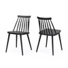 Anybear Set of 2 Farmhouse Spindle Back Dining Chairs - 2 of 4