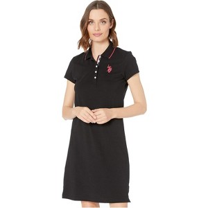 U.S. Polo Assn. Women’s Polo Dress with Tipped Collar - 1 of 4