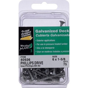 Hillman Weather Maxx 3 No. 6 X 1-5/8 in. L Phillips Bugle Head Deck Screws 75 pk - 1 of 1