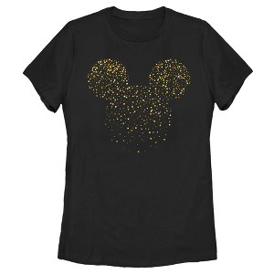 Women's Mickey & Friends Confetti Mickey Mouse Logo T-Shirt - 1 of 4