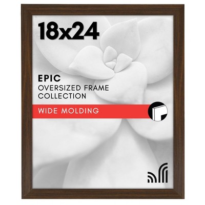 Americanflat Poster Frame with Polished Plexiglass - Hanging Hardware Included