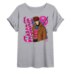 Women's - Marvel - X-Men Gabmit With Logo Oversized Graphic T-Shirt - 1 of 4