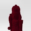 28" Christmas Flocked Nutcracker Red - Wondershop™ - 3 of 3