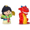 Fisher-Price Little People Disney Princess Mulan & Mushu Figure Set - 2 of 3