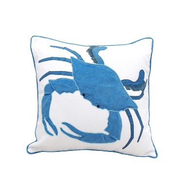 RightSide Designs King of the Chesapeake Velvet Indoor Cotton Throw Pillow