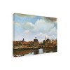 Trademark Fine Art -Jan Vermeer 'View of Delft 1660-61' Canvas Art - 3 of 4