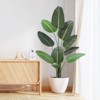 Artificial Plants Indoor, Bird of Paradise Fake Plant, Banana Leaf Tree, Tropical Palm Trees Room Decor, Floor Plant for Home Garden Living Room - 4 of 4