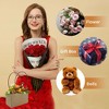 Unique Bargains Square Floral Bouquet Bag with Handle for Birthday Wedding Christmas Yellowish Brown 10 Pcs - 4 of 4