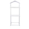 Proman Products Sakura Twin Valet with Wooden Hanger, Trouser Bar & Tie Bar, White - 2 of 4