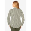 Jessica London Women's Plus Size Wrinkle-Free Stretch Poplin Shirt - 3 of 4
