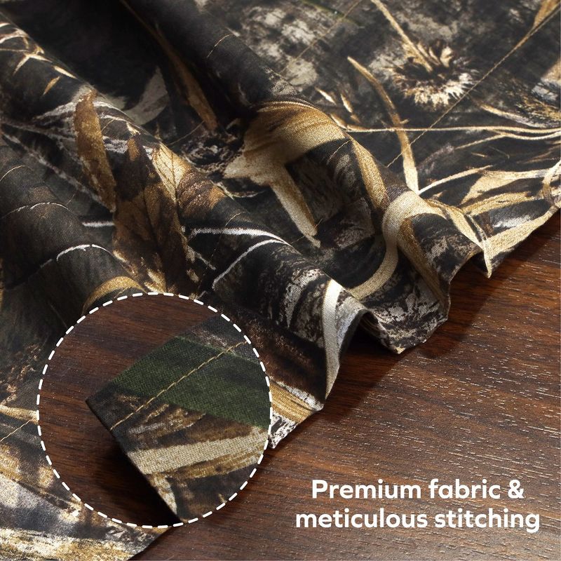 Realtree Max 5 Camo Valance for Windows - Enhance Your Farmhouse Kitchen Curtains, Bedroom or Living Room Decor with Rustic Hunting Camouflage Valance, 4 of 7