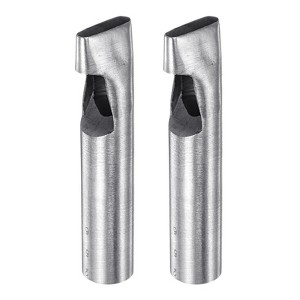 Unique Bargains Hardened Steel DIY Belt Watch Band Oval Hollow Leather Hole Punch - 1 of 4