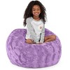 Jaxx Saxx 3 Foot Bean Bag Chair - Faux Fur - Fun Colors - 4 of 4